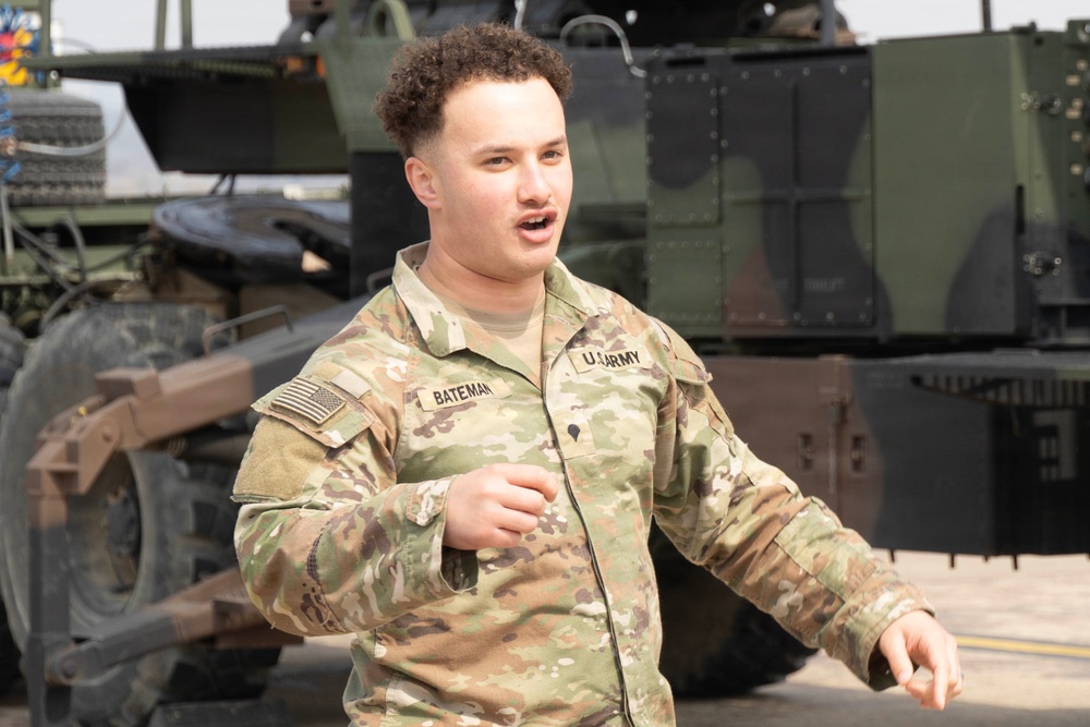 6th Battalion, 52nd Air Defense Artillery Regiment Showcases Air Defense Capabilities to Students at Osan Elementary School.