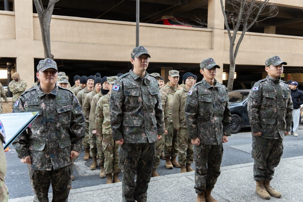 KATUSA Soldiers Recognized During ETS Ceremony