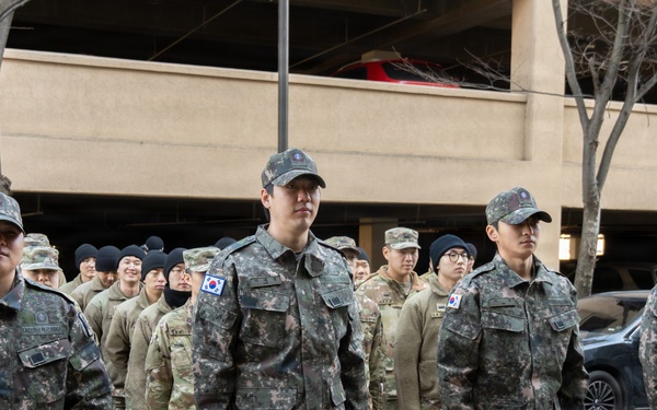 KATUSA Soldiers Recognized During ETS Ceremony