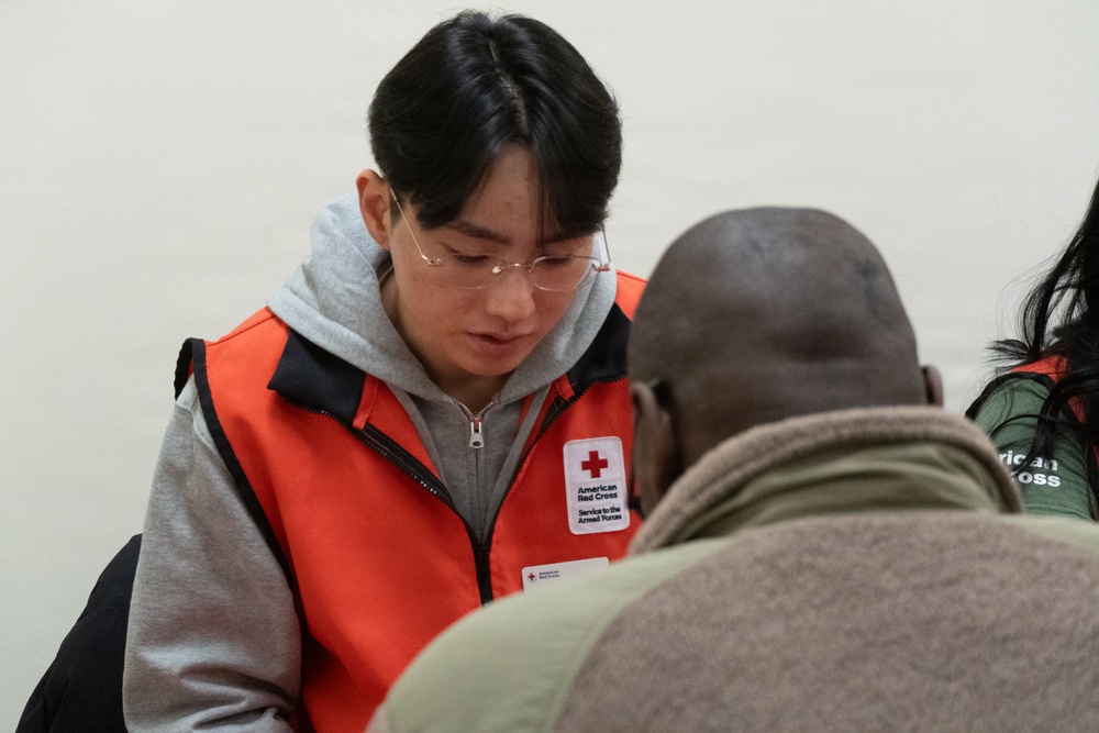 6th Battalion, 52nd Air Defense Artillery Regiment Echo Battery Hosts Blood Drive at Camp Humphreys.