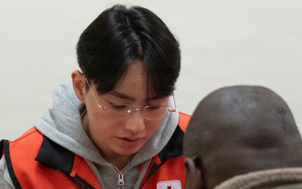 6th Battalion, 52nd Air Defense Artillery Regiment Echo Battery Hosts Blood Drive at Camp Humphreys.