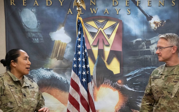 Chief Warrant Officer 2 Whalen Promoted to Chief Warrant Officer 3 at Osan Air Base.