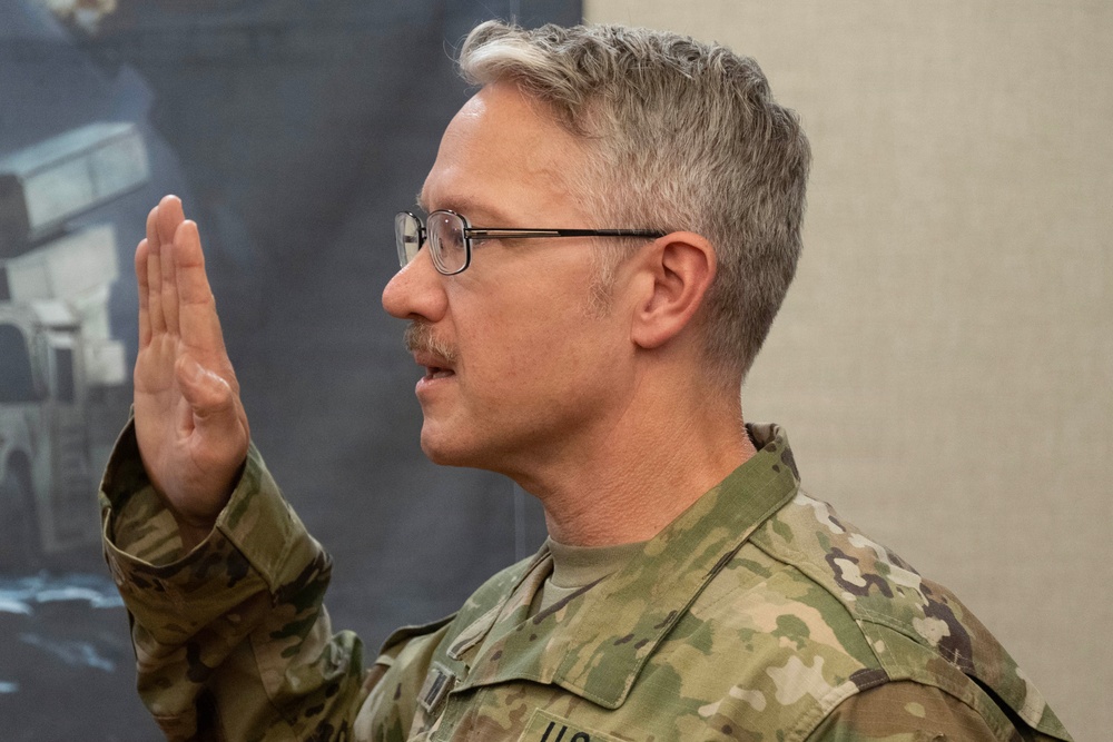 Chief Warrant Officer 2 Whalen Promoted to Chief Warrant Officer 3 at Osan Air Base.