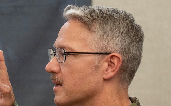 Chief Warrant Officer 2 Whalen Promoted to Chief Warrant Officer 3 at Osan Air Base.