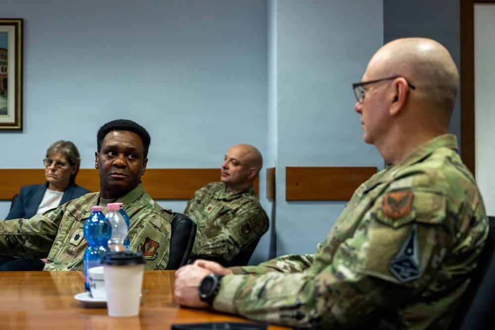 USAF Deputy Chief of Chaplains spreads spiritual resilience message during Aviano AB visit