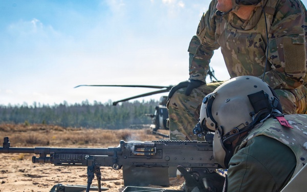 3rd CAB trains with Latvian Air Force M240 familiarization training