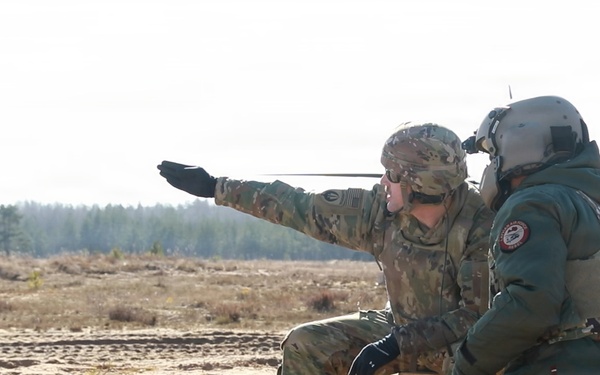 3rd CAB trains with Latvian Air Force M240 familiarization training