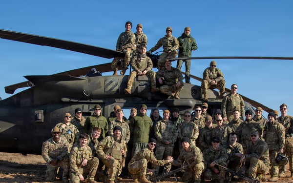 3rd CAB trains with Latvian Air Force M240 familiarization training