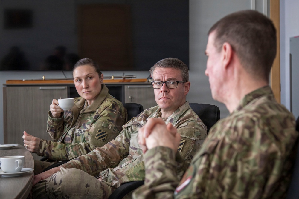 3rd CAB and Latvian Air Force discuss future opportunities