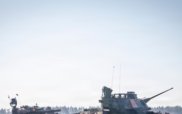 Enhancing fighting capabilities U.S. Army M2A3 Bradley Fighting Vehicle conducts live-fire training with NATO allies