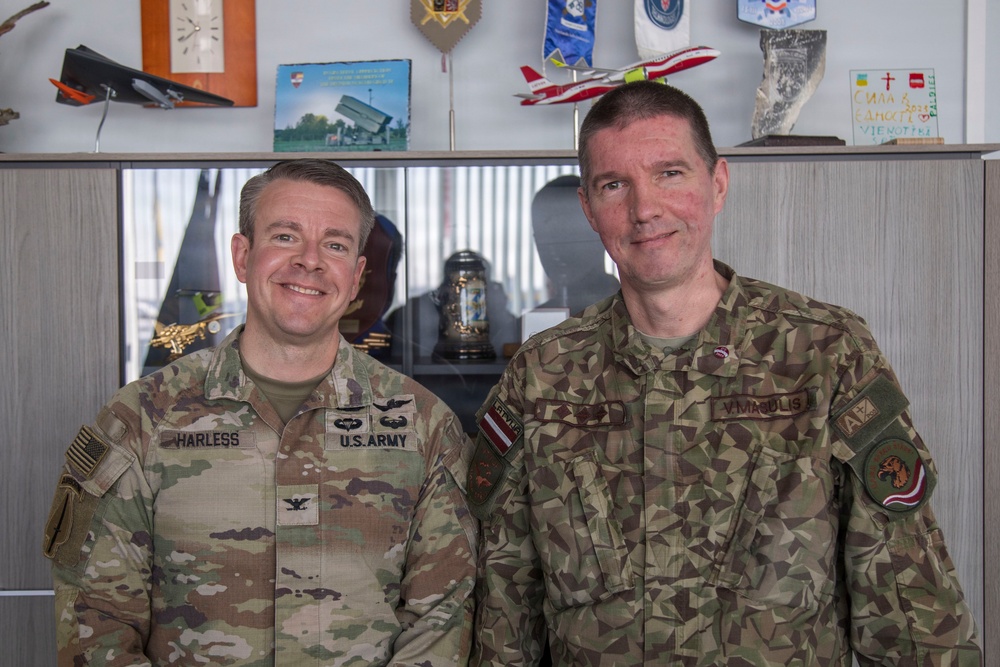 3rd CAB and Latvian Air Force discuss future opportunities