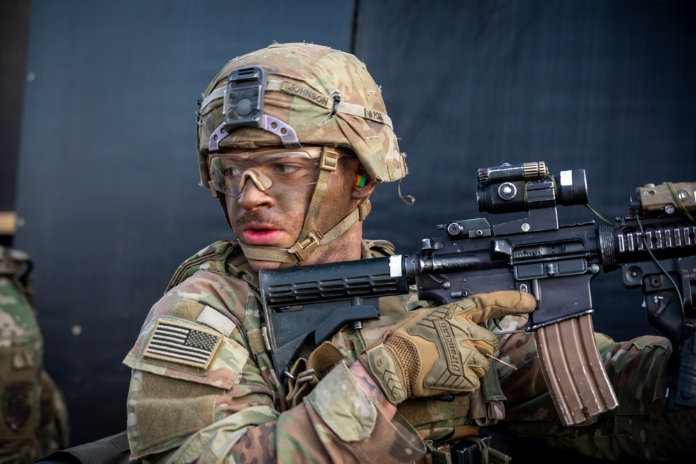U.S. Soldiers conduct live-fire training to enhance interoperability with NATO allies