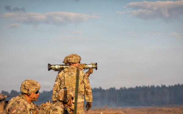 U.S. Soldiers conduct live-fire training to enhance interoperability with NATO allies