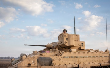 Enhancing fighting capabilities U.S. Army M2A3 Bradley Fighting Vehicle conducts live-fire training with NATO allies