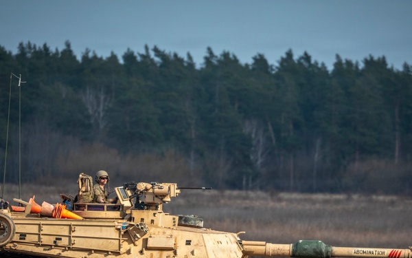 Enhancing fighting capabilities U.S. Army M1A2 Abrams conducts live-fire training with NATO allies