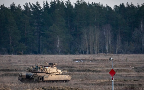 Enhancing fighting capabilities U.S. Army M1A2 Abrams conducts live-fire training with NATO allies