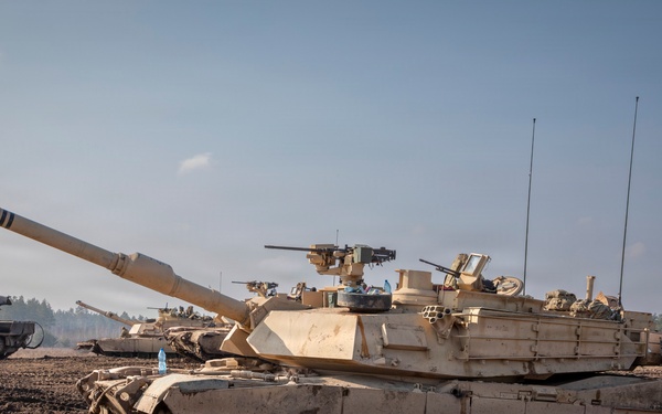 Enhancing fighting capabilities U.S. Army M1A2 Abrams conducts live-fire training with NATO allies