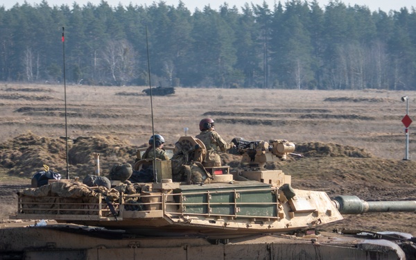 Enhancing fighting capabilities U.S. Army M1A2 Abrams conducts live-fire training with NATO allies