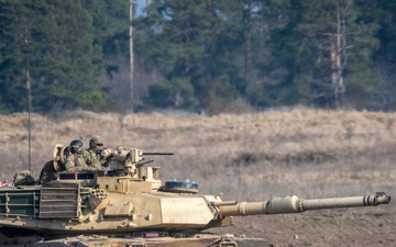 Enhancing fighting capabilities U.S. Army M1A2 Abrams conducts live-fire training with NATO allies