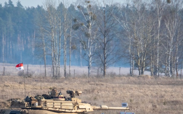 Enhancing fighting capabilities U.S. Army M1A2 Abrams conducts live-fire training with NATO allies
