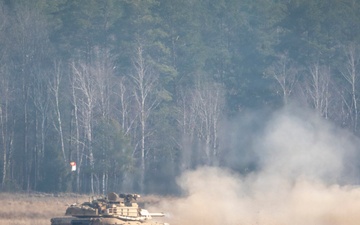 Enhancing fighting capabilities U.S. Army M1A2 Abrams conducts live-fire training with NATO allies