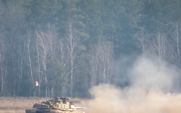 Enhancing fighting capabilities U.S. Army M1A2 Abrams conducts live-fire training with NATO allies