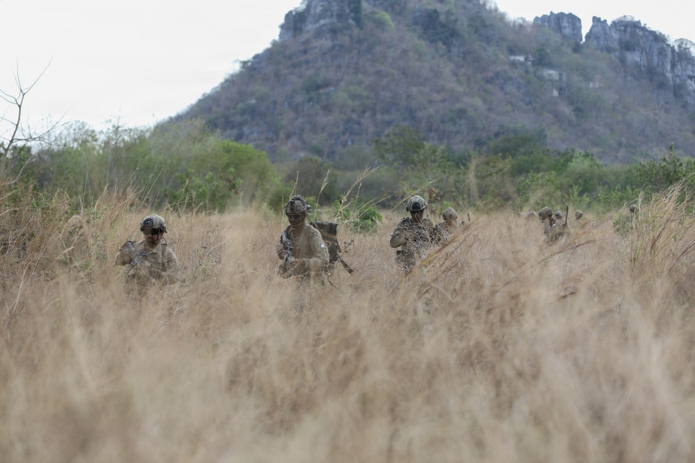Hanuman Guardian | US - Royal Thai Army Conduct Air Assault into Military Operation Urbanized Terrain (MOUT) Training