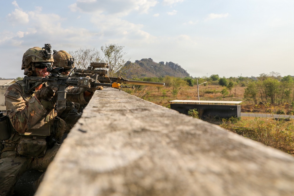 Hanuman Guardian | US - Royal Thai Army Conduct Air Assault into Military Operation Urbanized Terrain (MOUT) Training