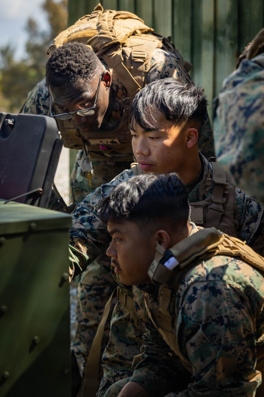 7th Communication Battalion Marines conduct field training during Stormbreaker 26.2