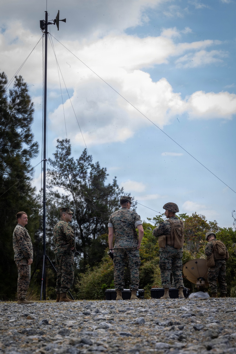 7th Communication Battalion Marines conduct field training during Stormbreaker 26.2