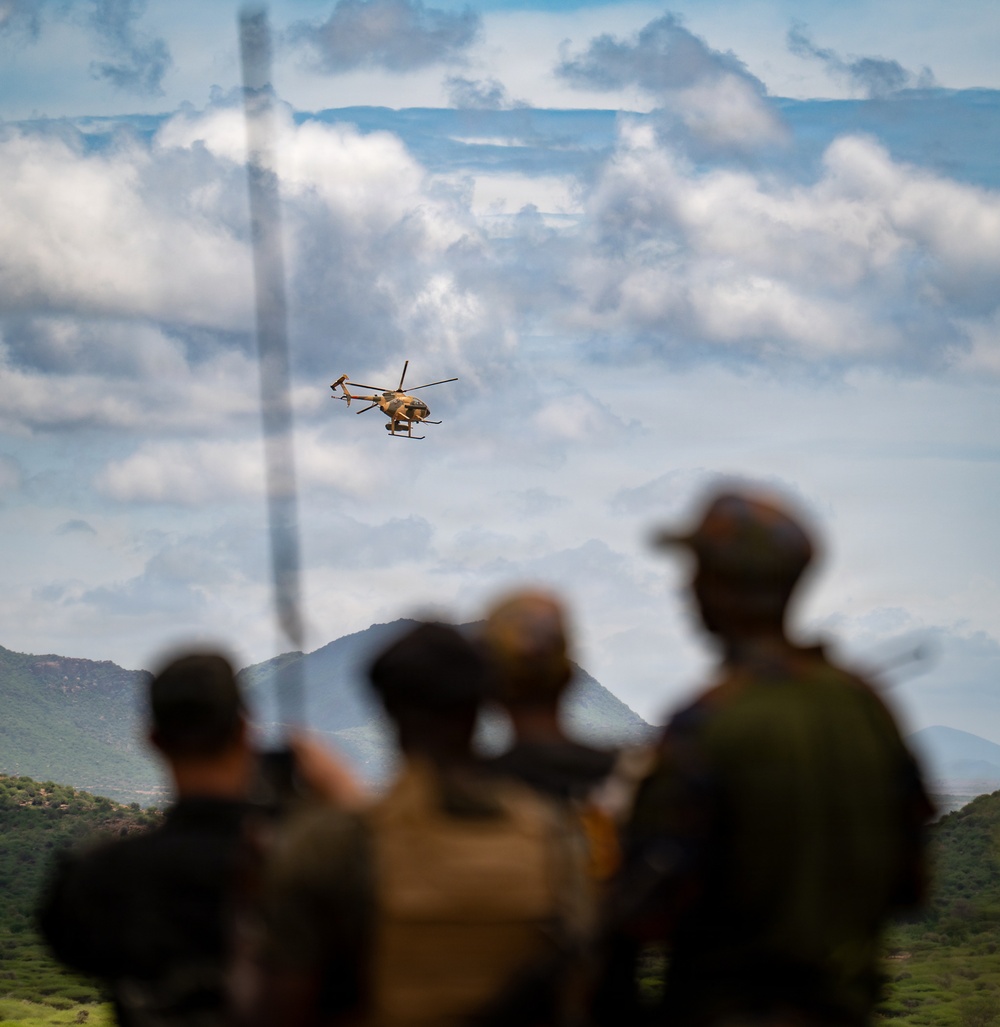 US, Kenya air to ground forces integrate fires during Justified Accord 2026