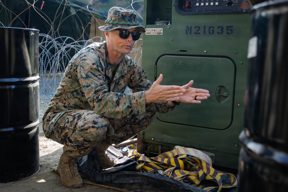 7th Communication Battalion Marines conduct communications training during Stormbreaker 26.2