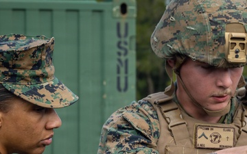 7th Communication Battalion Marines conduct communications training during Stormbreaker 26.2