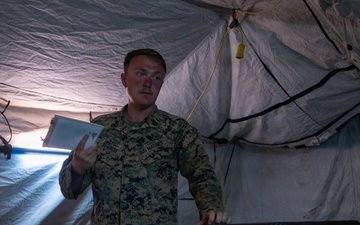 7th Communication Battalion Marines conduct communications training during Stormbreaker 26.2