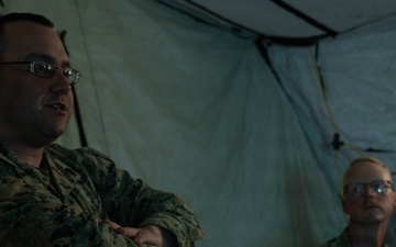 7th Communication Battalion Marines conduct communications training during Stormbreaker 26.2