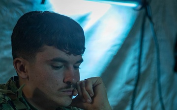 7th Communication Battalion Marines conduct communications training during Stormbreaker 26.2