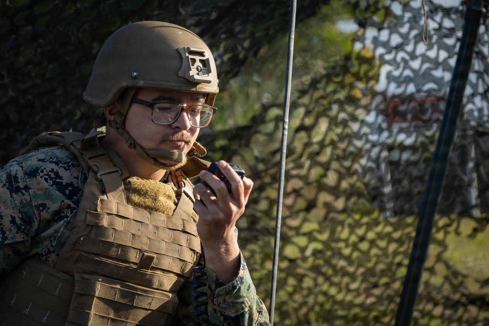 7th Communication Battalion Marines conduct communications training during Stormbreaker 26.2