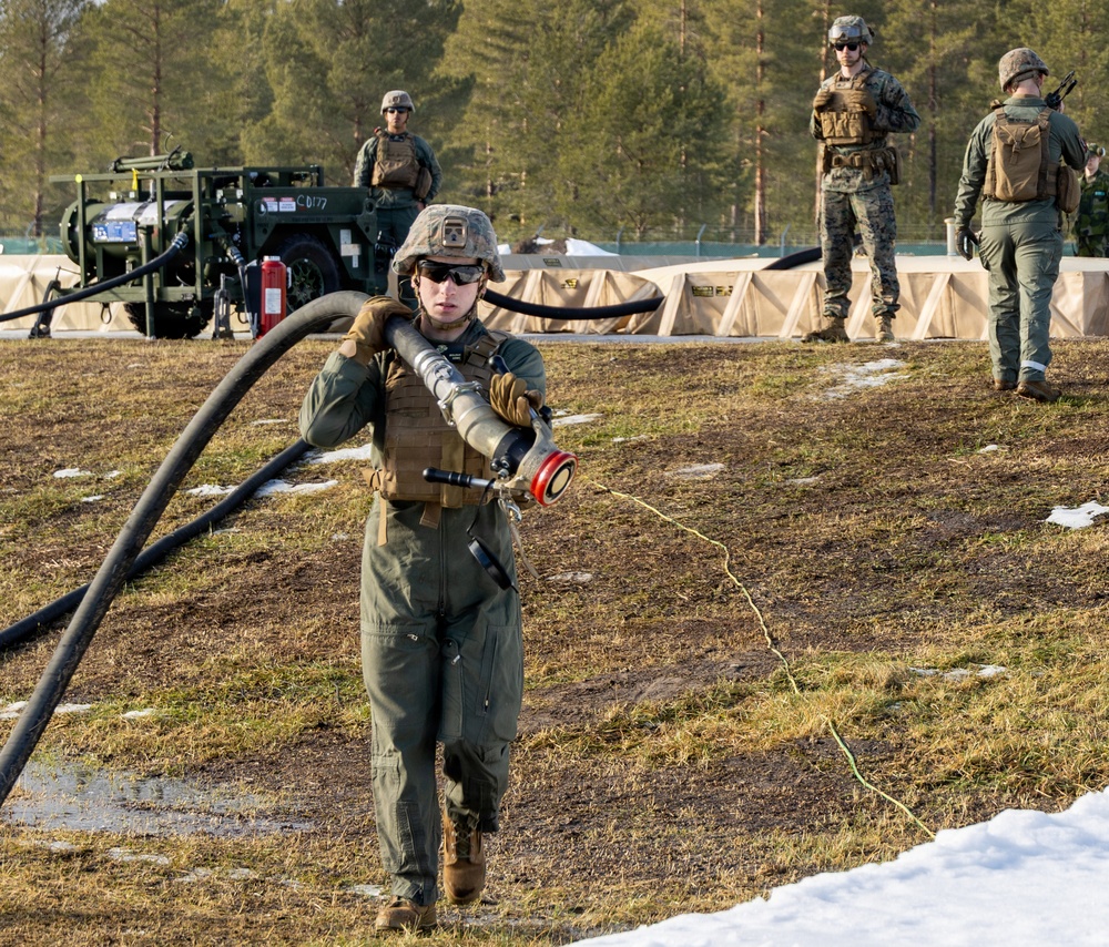 CORE26 | Swedish, U.S. Forces Join Together to Fuel Aircraft in the Arctic