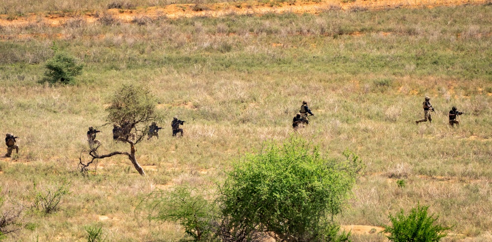 US, Kenya air to ground forces integrate fires during Justified Accord 2026