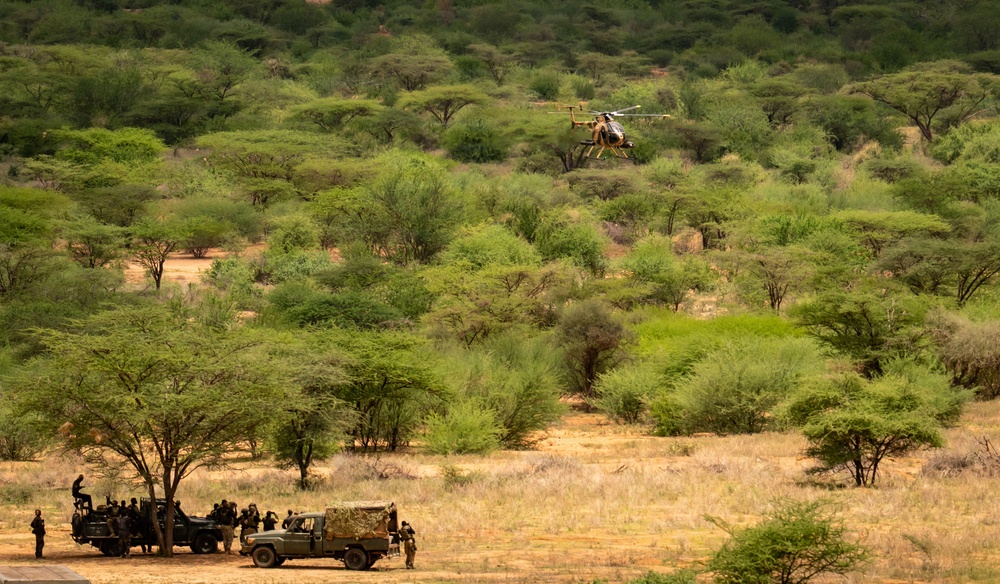 US, Kenya air to ground forces integrate fires during Justified Accord 2026