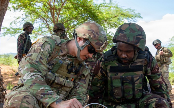 US, Kenya forces conduct explosive ordnance disposal demonstration during Justified Accord 2026
