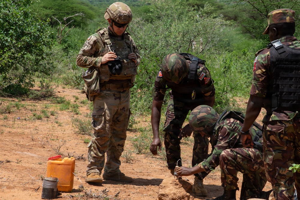 US, Kenya forces conduct explosive ordnance disposal demonstration during Justified Accord 2026