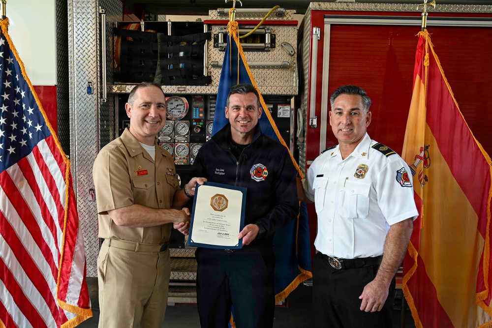 NAVSTA Rota Fire Department Awards Ceremony