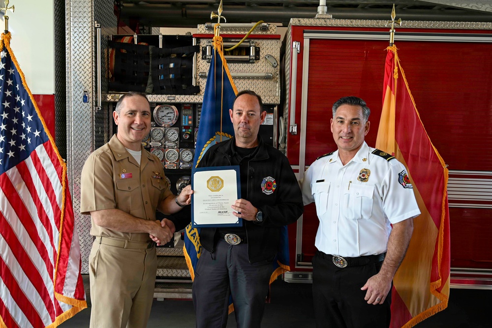 NAVSTA Rota Fire Department Awards Ceremony