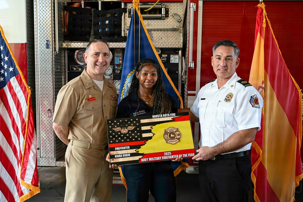 NAVSTA Rota Fire Department Awards Ceremony