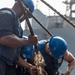 USS Bainbridge Conducts a Replenishment-at-Sea with USNS William McLean