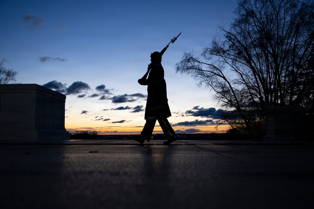 Sunrise at the Tomb of the Unknown Soldier