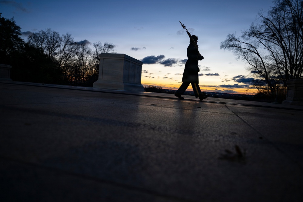 Sunrise at the Tomb of the Unknown Soldier