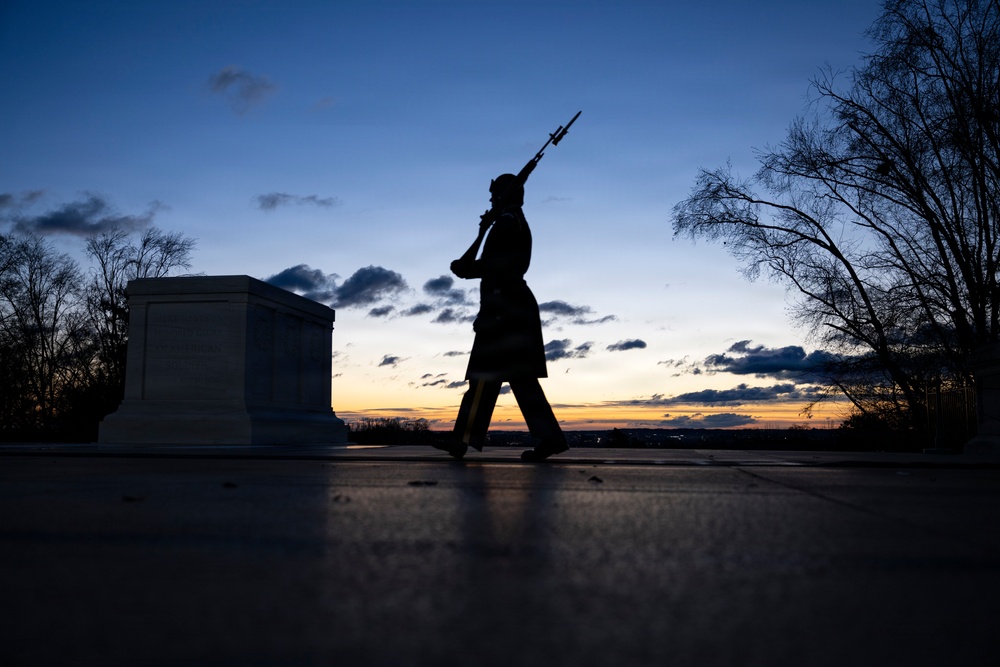 Sunrise at the Tomb of the Unknown Soldier