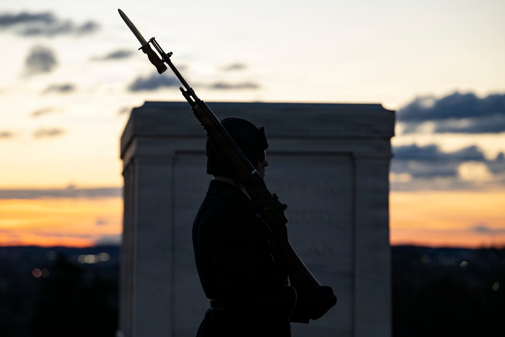 Sunrise at the Tomb of the Unknown Soldier